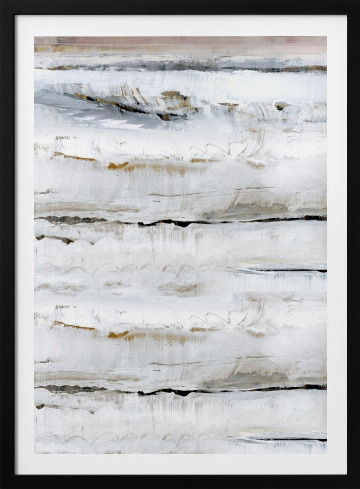 Abstract Soft Whites 3 | Poster