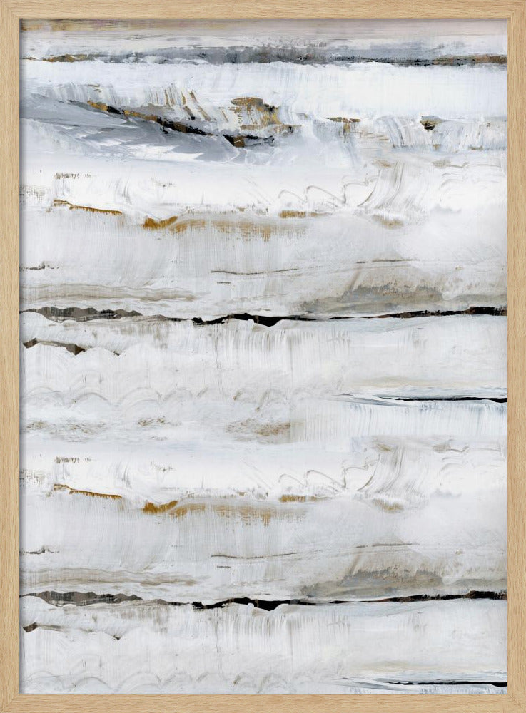 Abstract Soft Whites 3 | Poster