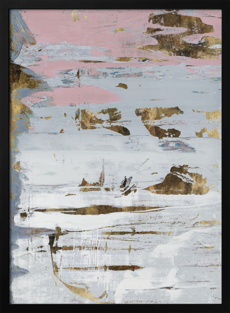 Abstract Soft Whites 2 | Poster