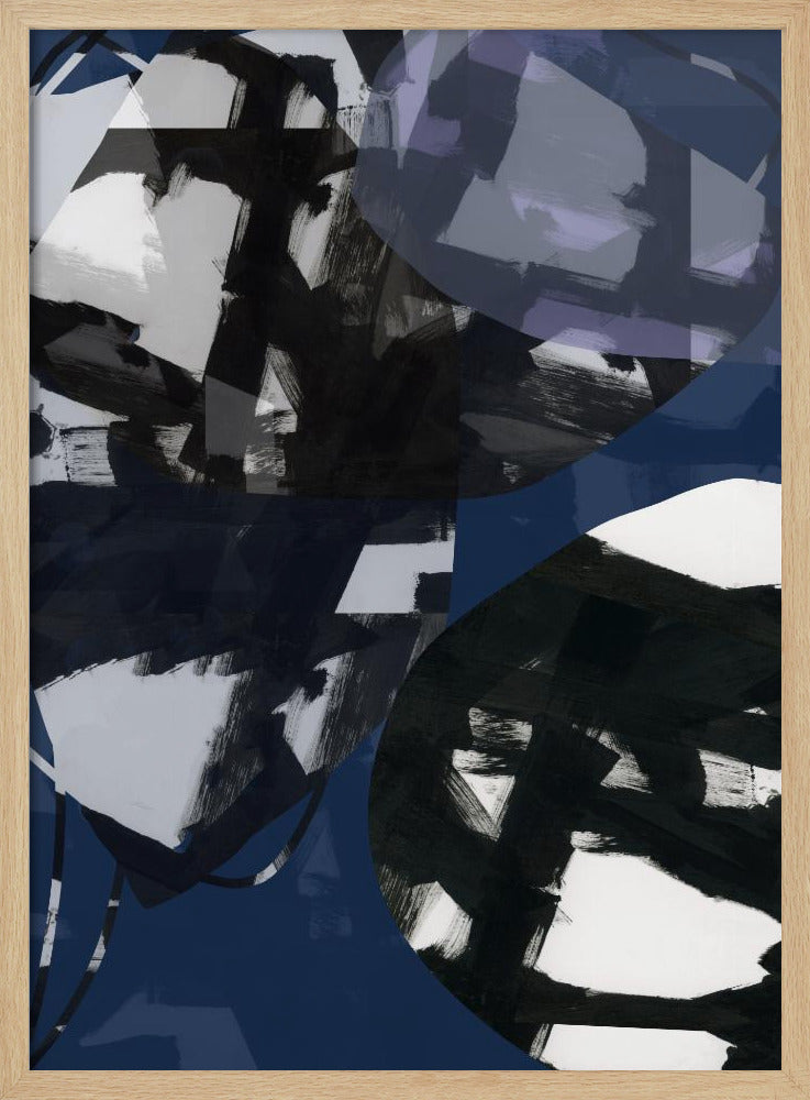 Dark Blue Beauty No3 | Poster