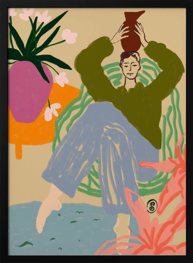 Woman With a Vessel | Poster