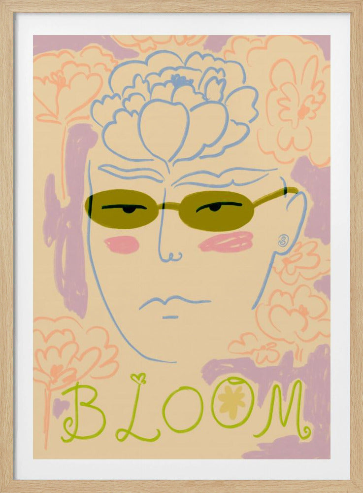 Floral Sunglasses | Poster