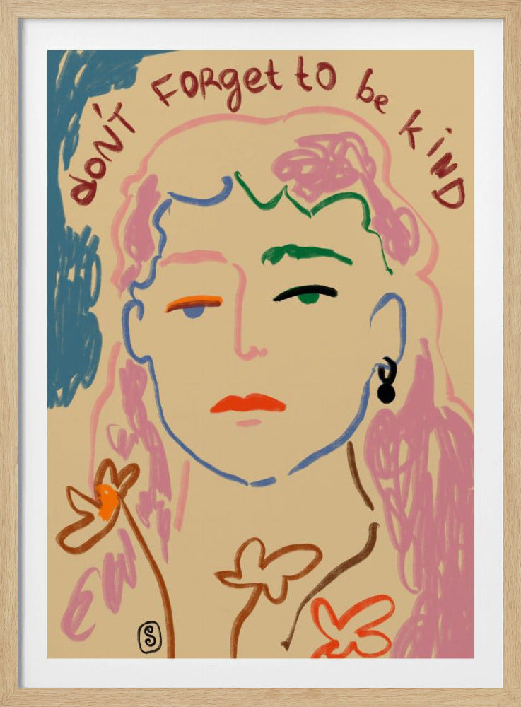 Don’t forget to be kind | Poster