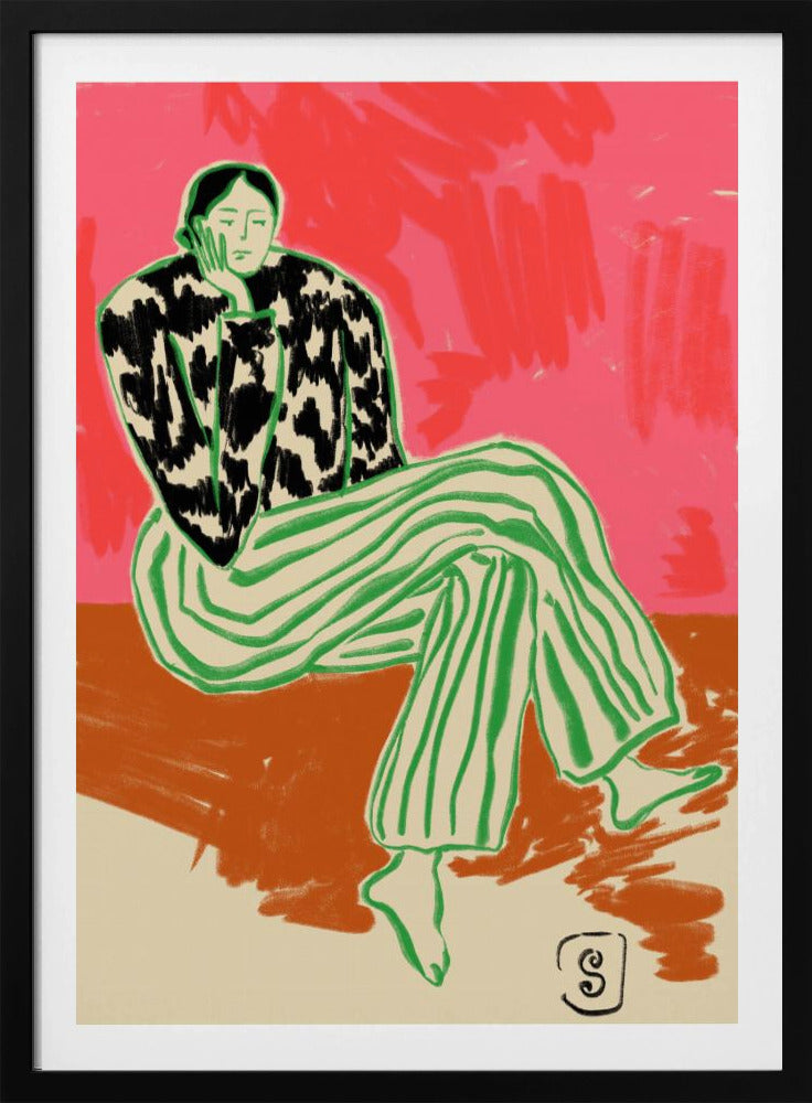 Calm Woman Portrait | Poster