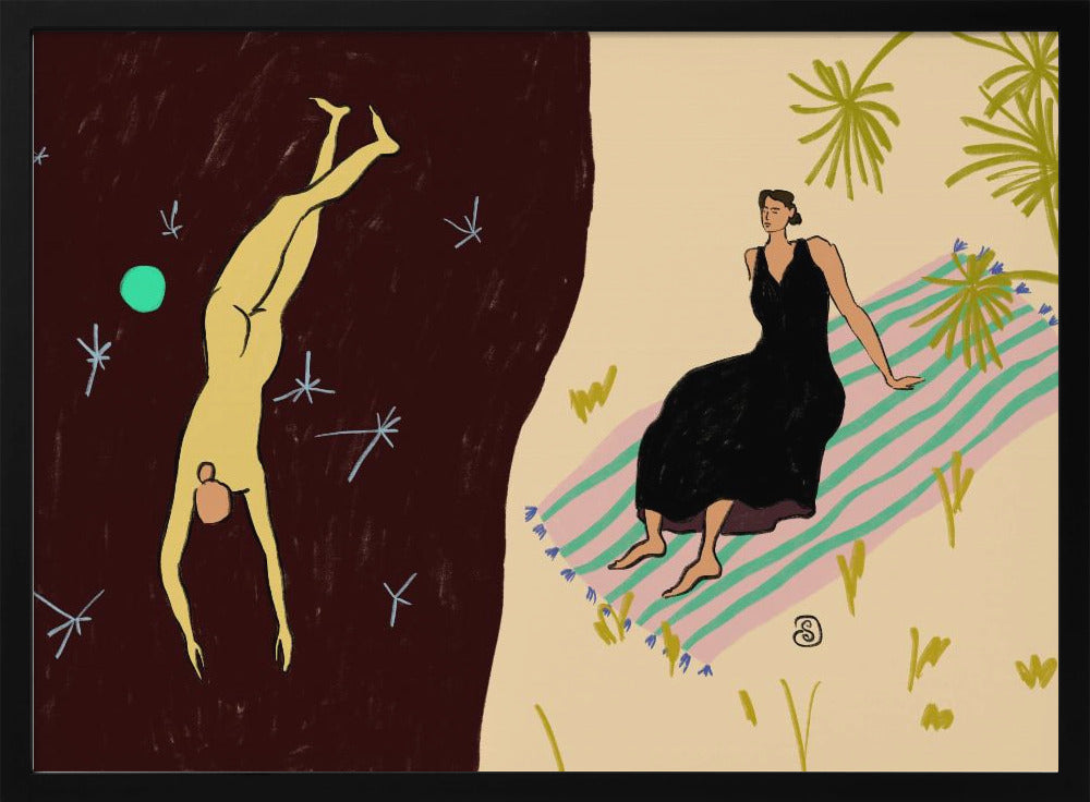 Diving Figure | Poster