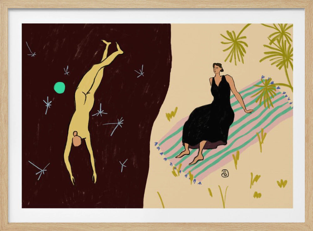 Diving Figure | Poster