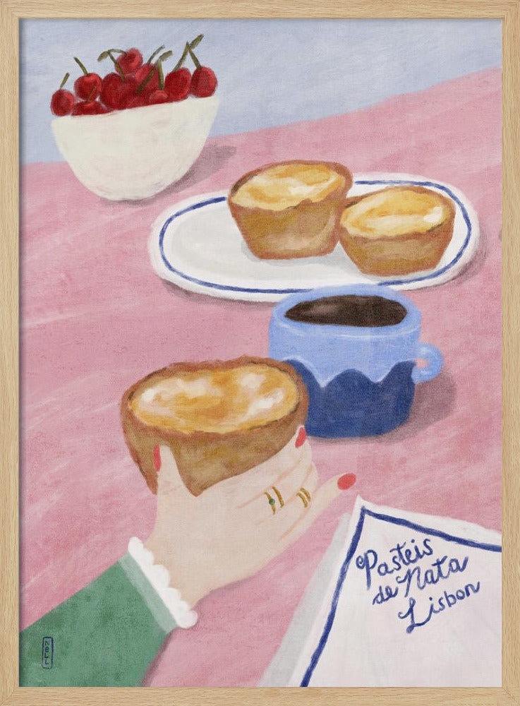 With Love From Lisbon - Food and Travel Art | Poster