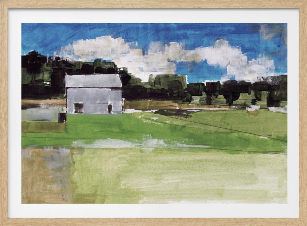 Barren Farm Barn Print No 2 | Poster