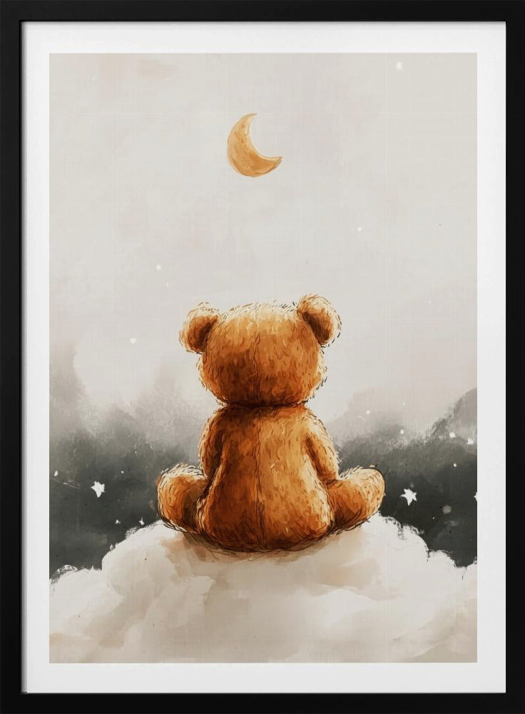 Moonlit Bear Dreams | Poster