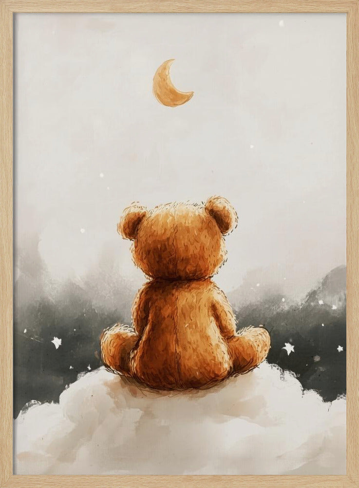 Moonlit Bear Dreams | Poster