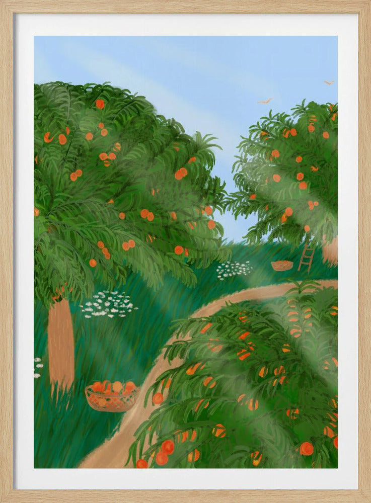 Peach Garden | Poster