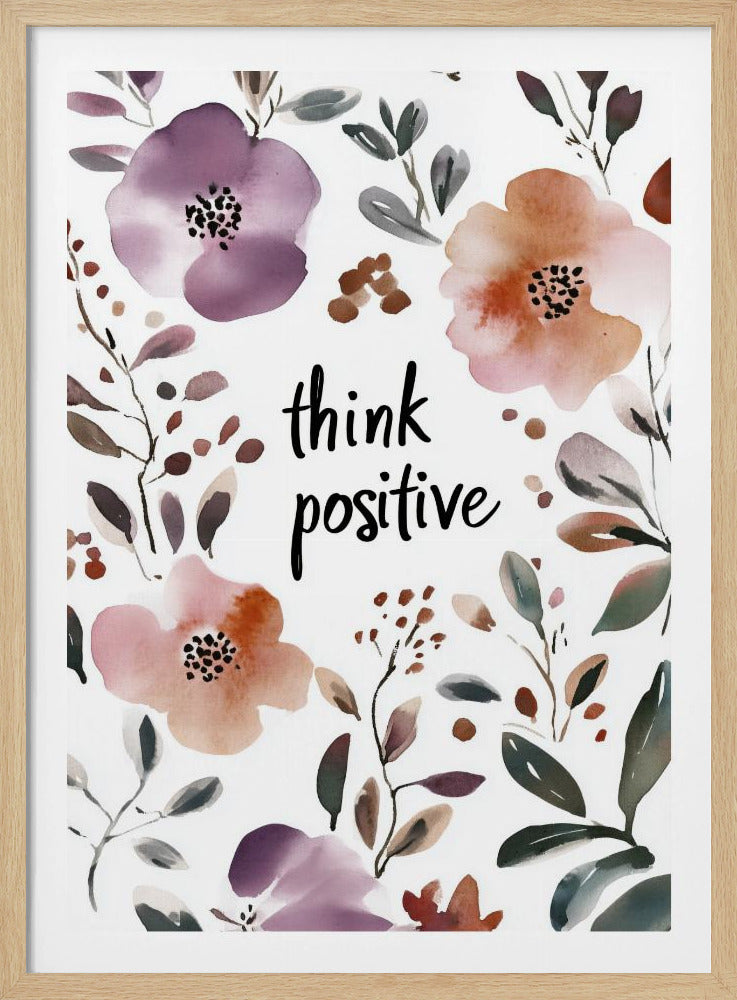 Floral Positivity Burst | Poster