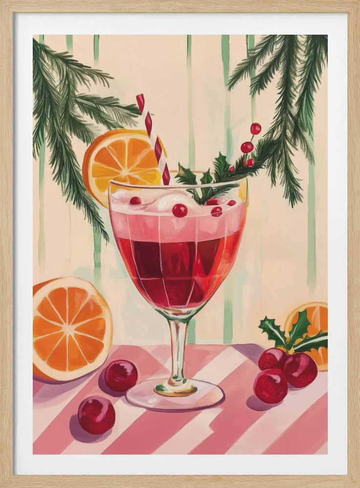 Christmas Red Cocktail | Poster