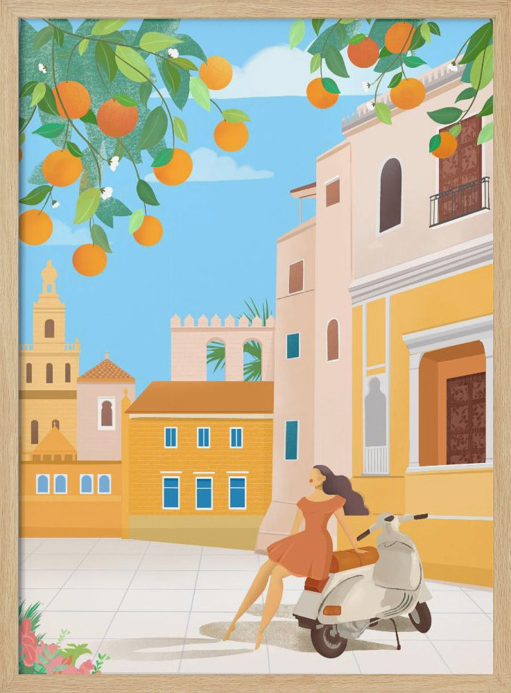 Seville Oranges, Spain | Poster