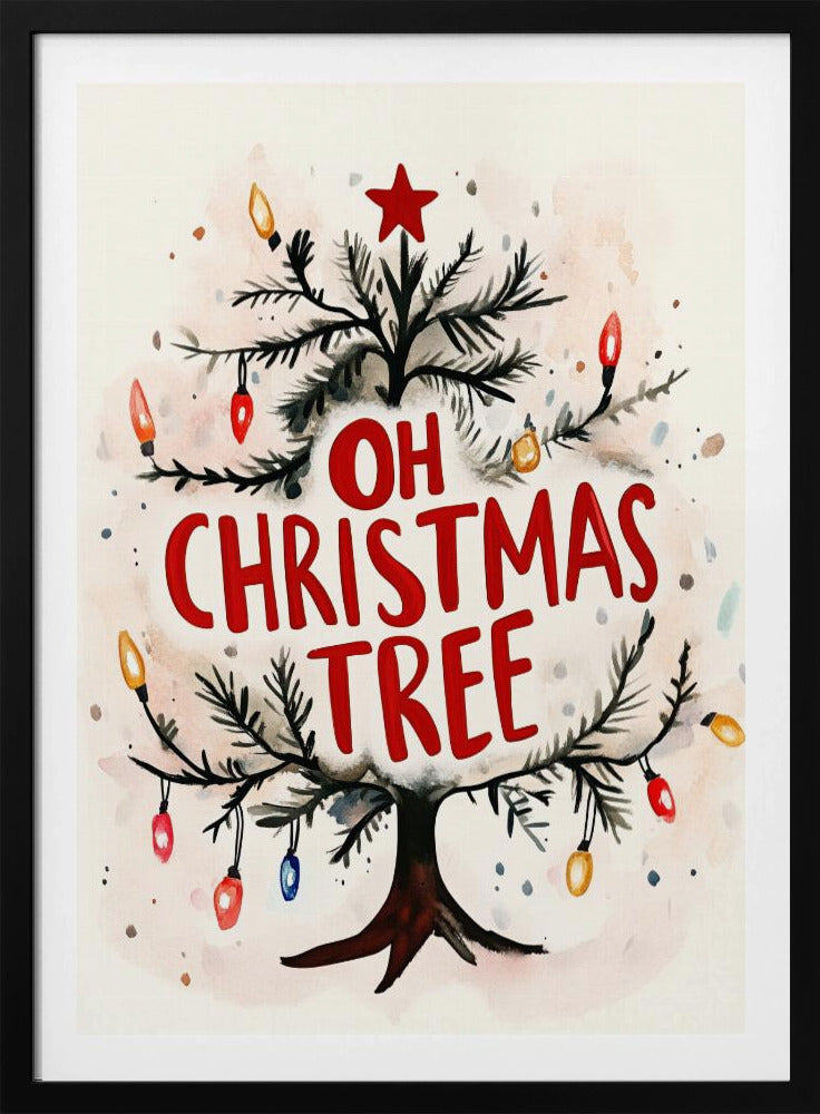 Festive Tree Glow | Poster