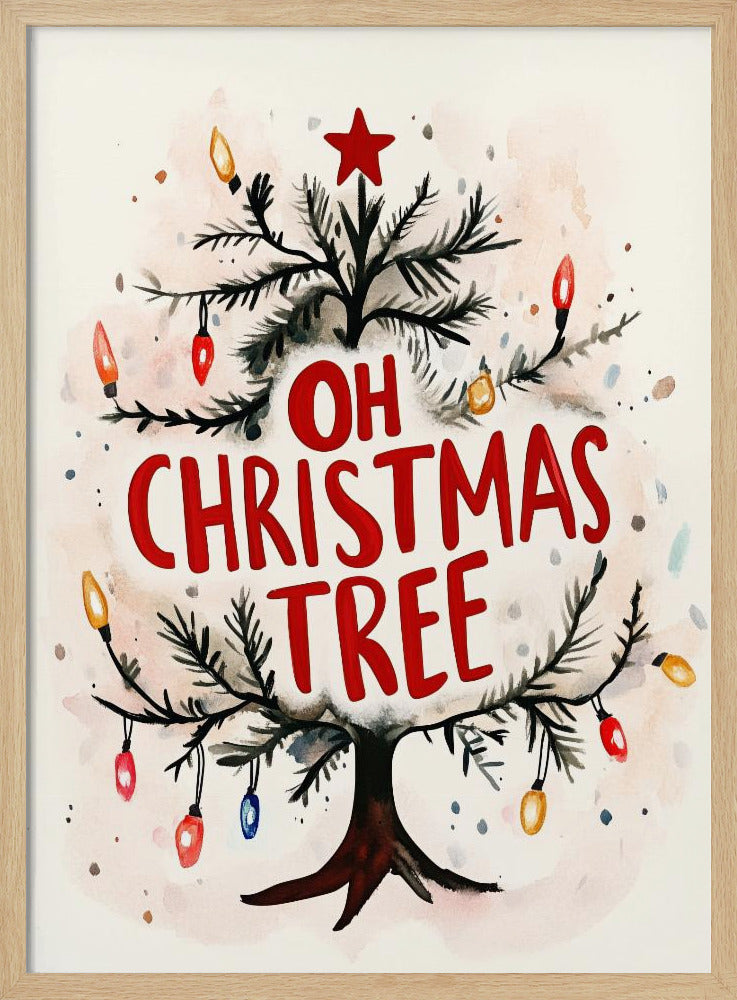 Festive Tree Glow | Poster