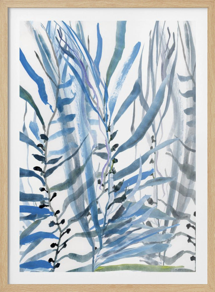 Blue Seaweed No2 | Poster