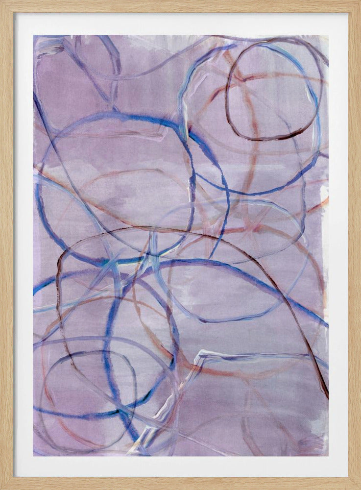 Muted Abstract Lines 4 | Poster