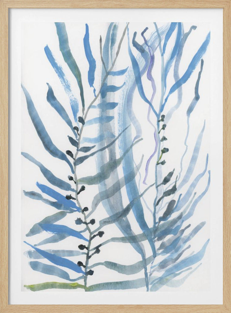 Blue Seaweed No1 | Poster