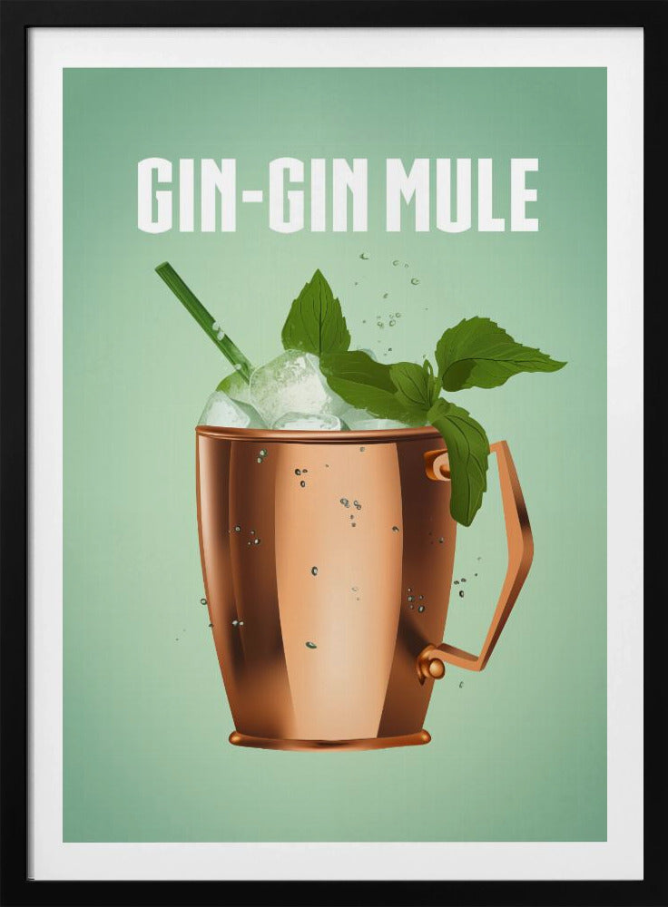 Gin Gin Mule Copper | Poster