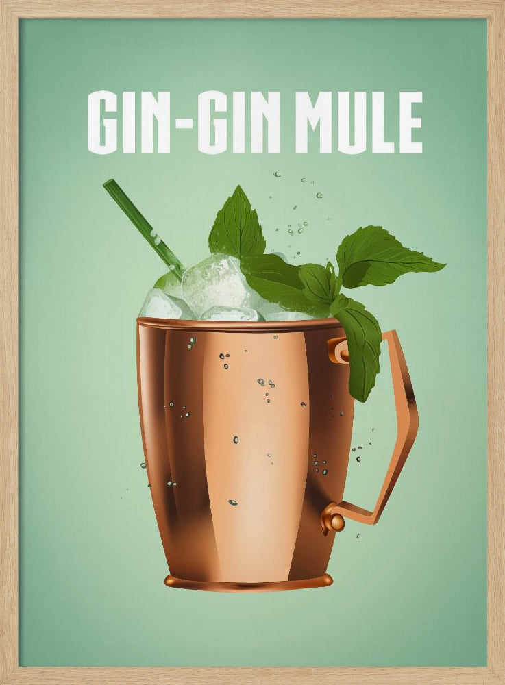 Gin Gin Mule Copper | Poster