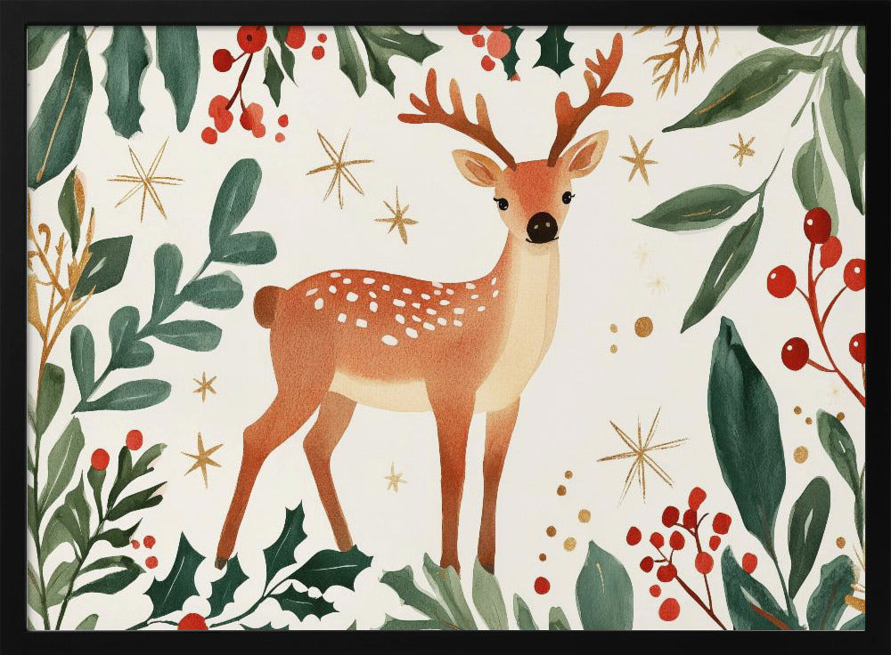 Enchanted Forest Deer | Poster