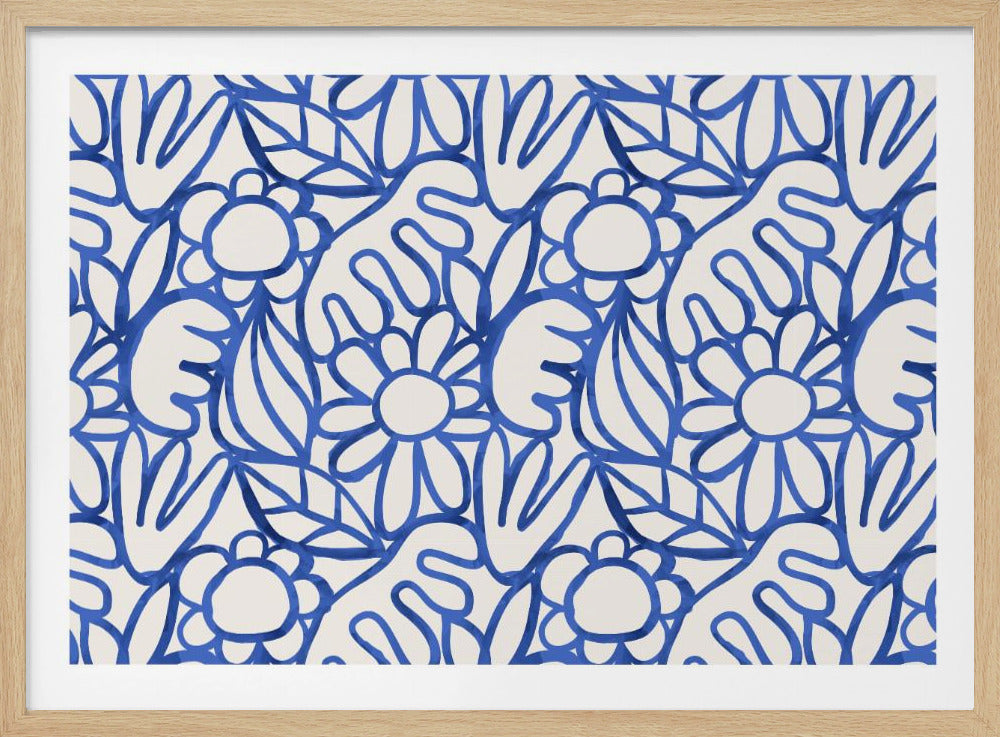 Floral Harmony Maze | Poster