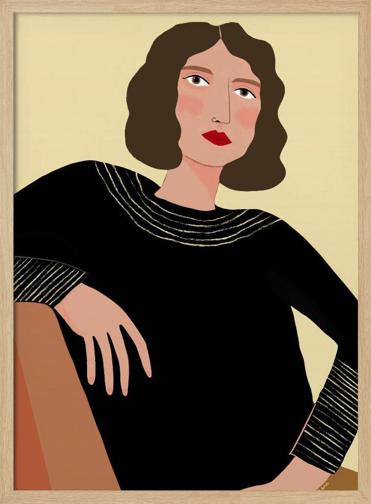 Woman relaxing | Poster