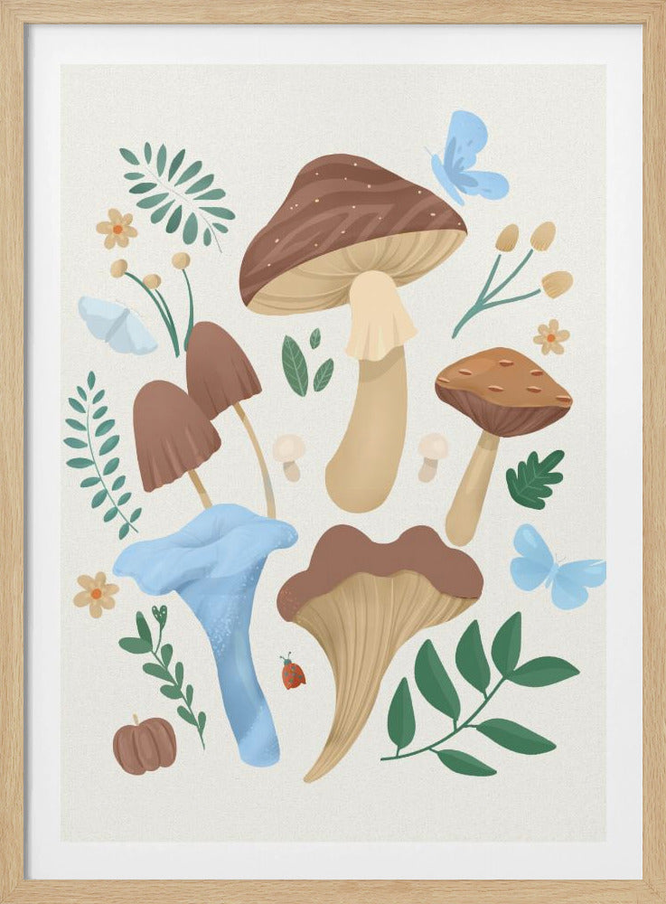 Mocha Fungi | Poster