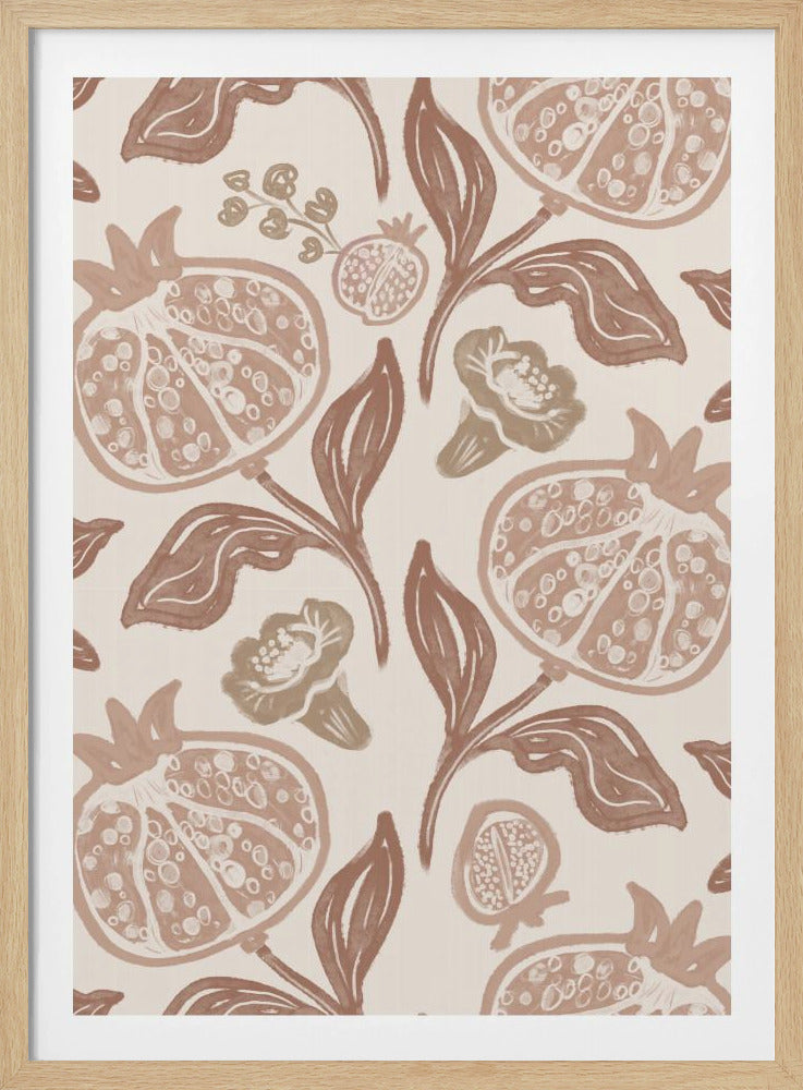 Pomegranates Pattern | Poster