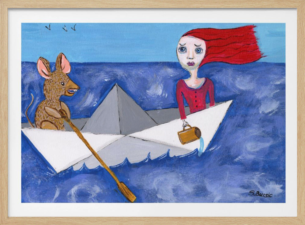 Don't go out in a paper boat with a Rat. | Poster