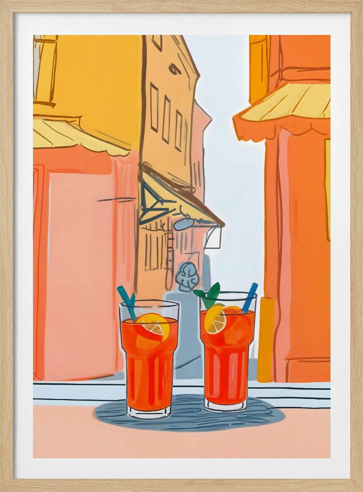 Two Aperols Please! | Poster