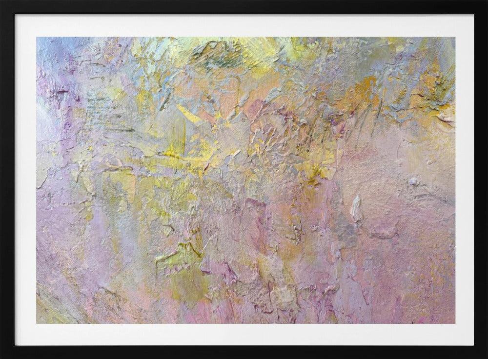 Gold and Pink Abstract | Poster