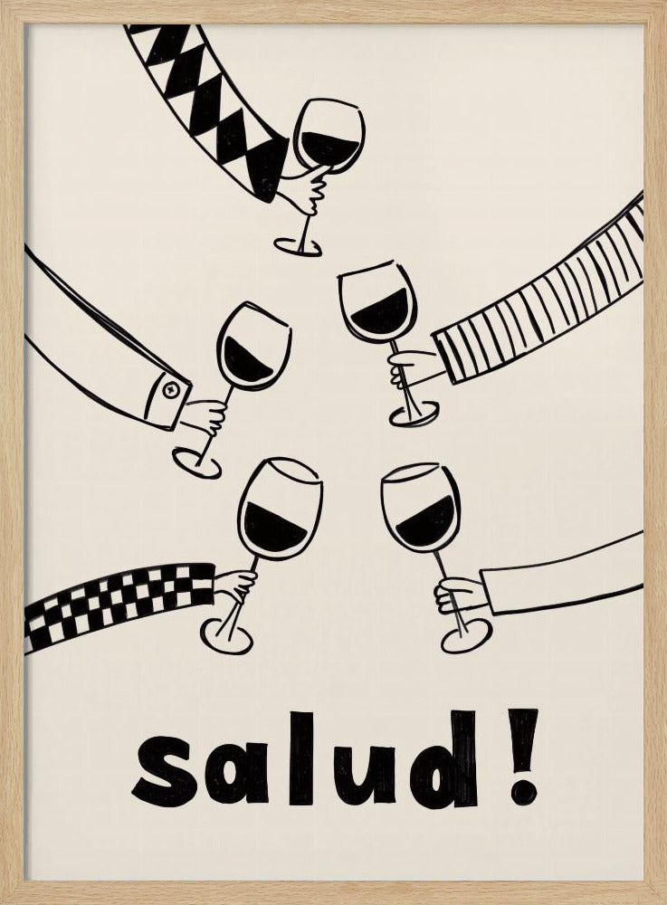 Pictufy Festive Salud Red A2 | Poster
