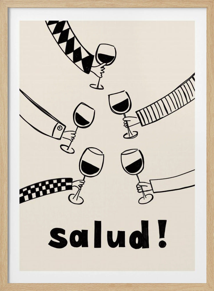 Pictufy Festive Salud Red A2 | Poster