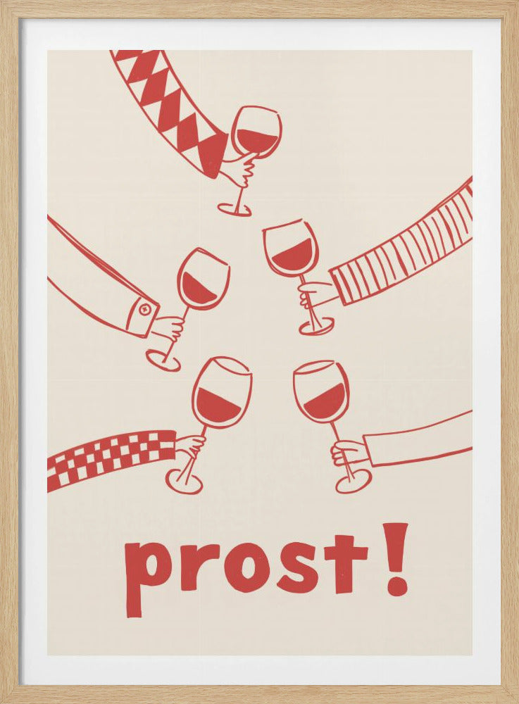 Prost! Wine Party with Friends | Poster