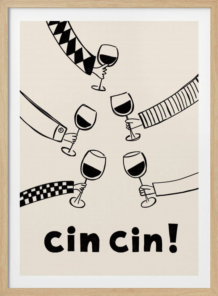 Cin cin! Wine Party with Friends | Poster