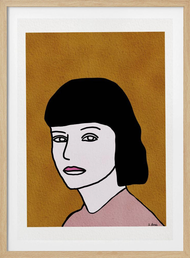 Lady looking | Poster