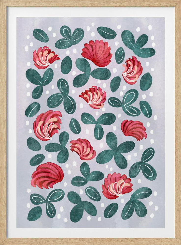 Red flowers III | Poster