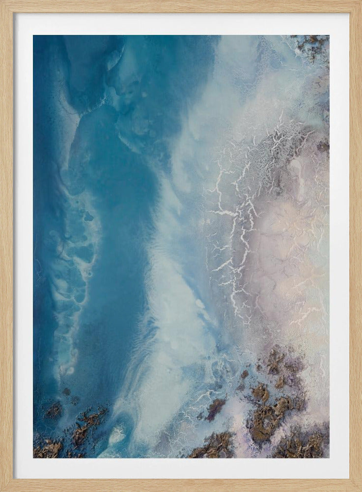 Aerial Beach  - Seaside Whispers 1 | Poster