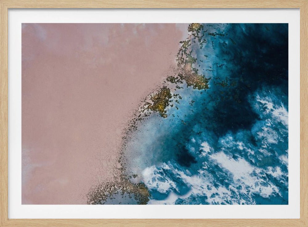 Aerial Coastal - Wind Swept Beach | Poster