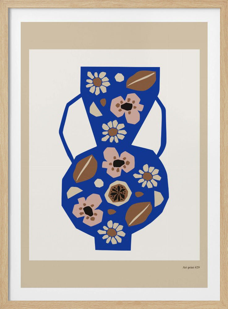 Floral Vase Harmony | Poster