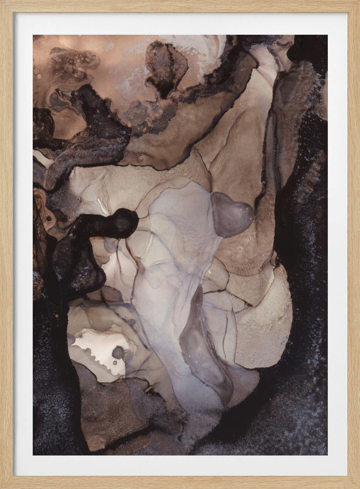 Organic Shapes in Earthy Tones | Poster