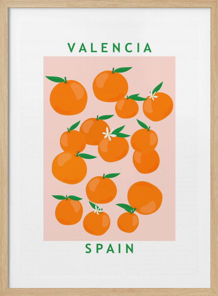 Flower Market Oranges | Poster
