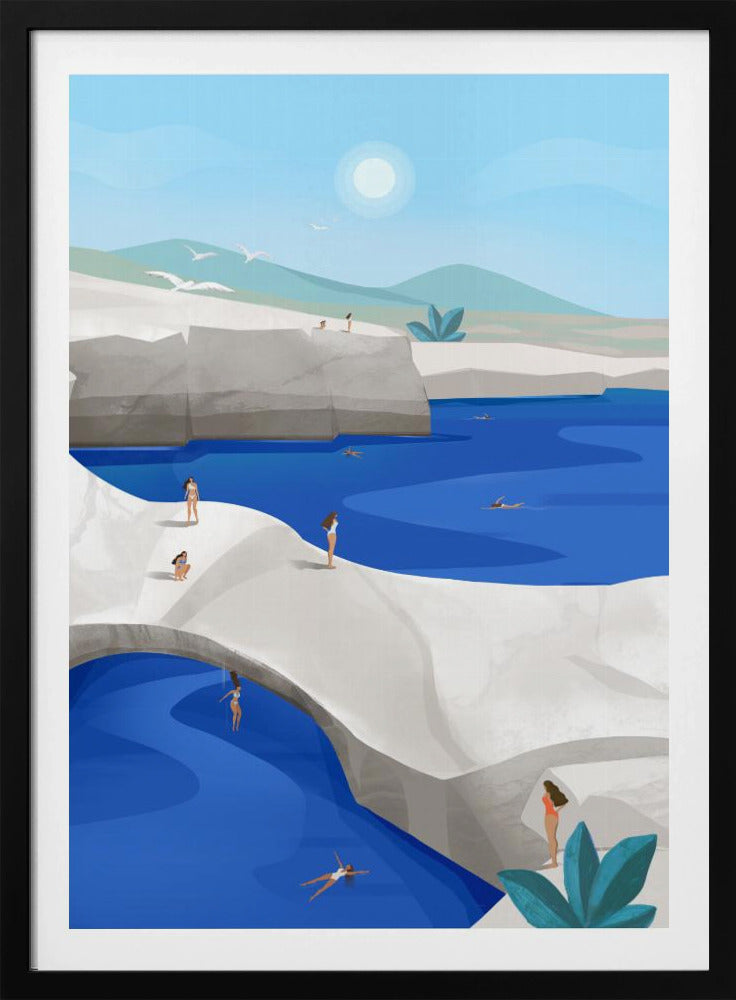 Cliff Jumping, Greece | Poster