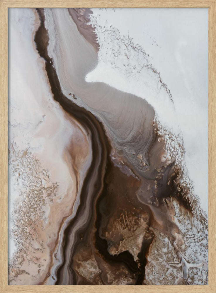 Sophisticated Browns - Earthly Currents 3 | Poster