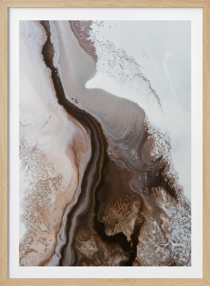 Sophisticated Browns - Earthly Currents 3 | Poster