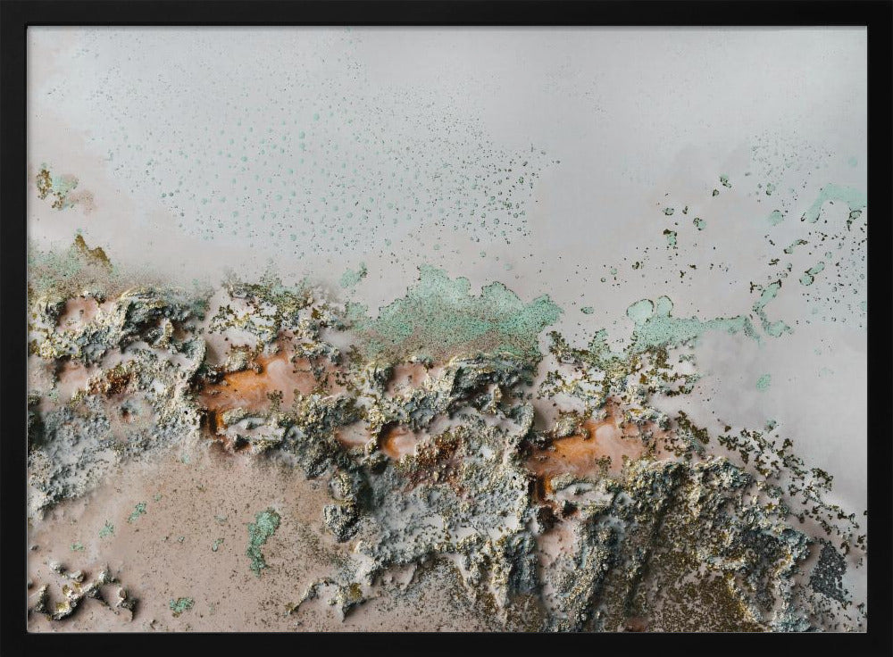 Earthly Fragments - Coastal relief art | Poster