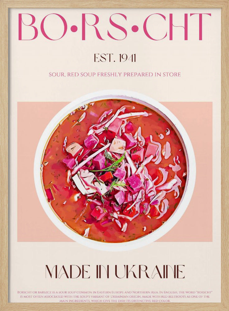 Ukrainian Borscht Bliss | Poster