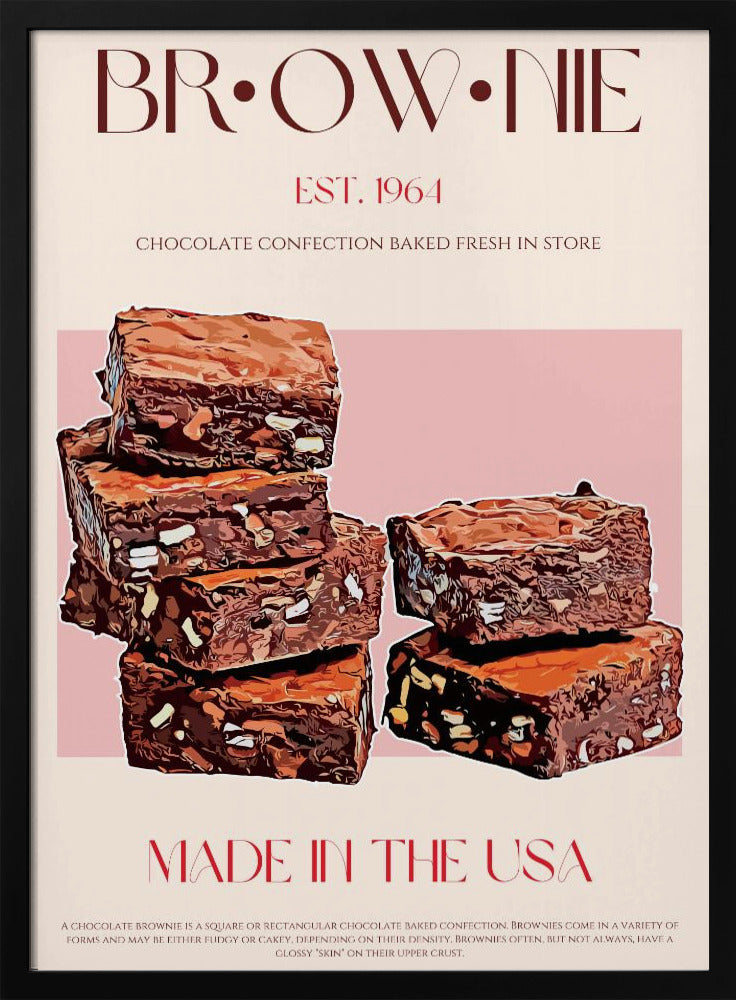 Choco Brownies Delight | Poster